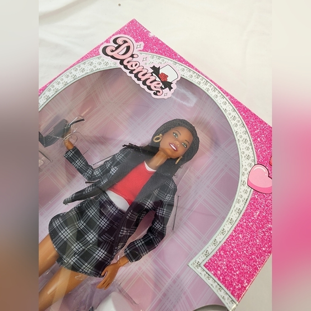 NRFB Clueless Dionne Barbie Doll Black Plaid NIB NWT - Picture 9 of 15